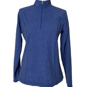 L.L.Bean Light Weight Fleece 1/3 Zip Pull Over New